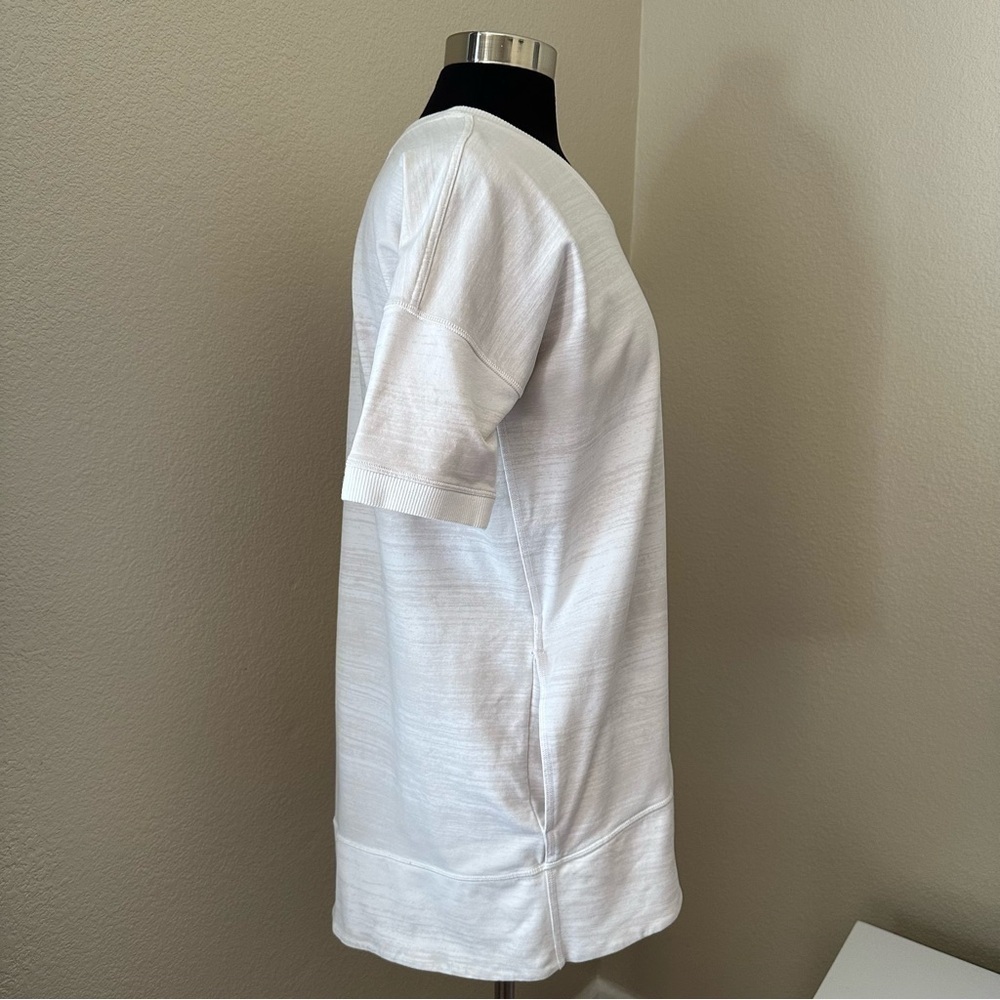 Lululemon Mudra Sweatshirt Righteous Stripe White Size 8 - Picture 8 of 14